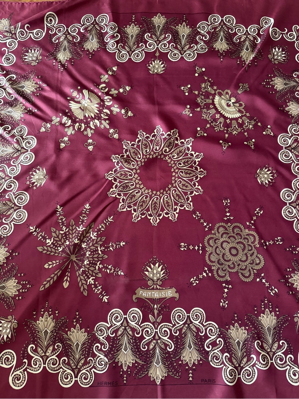 Hermès Fantaisie Silk Scarf.